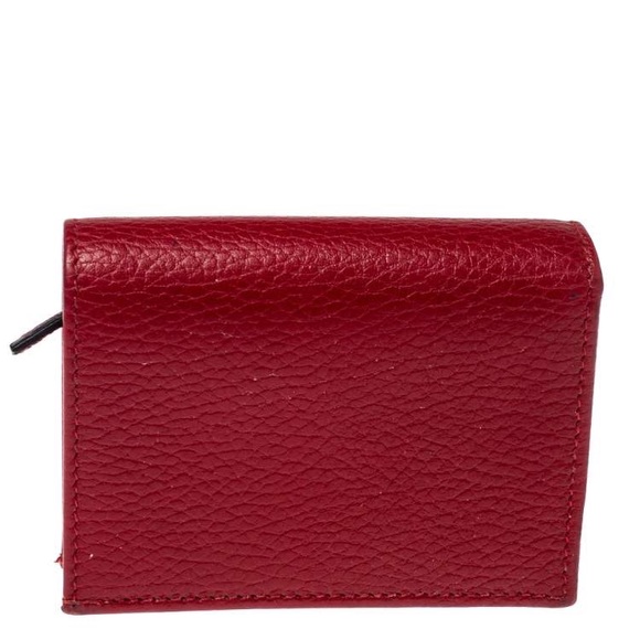 RED GUCCI MARMONT card case - Picture 3 of 5